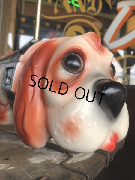 画像5: 70s Carnival Prize Vintage Hound Dog Plastic Lamp (B431) (5)