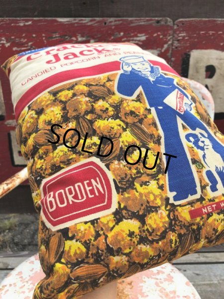 画像4: Vintage Cracker Jack Pillow Cushion (B435) (4)
