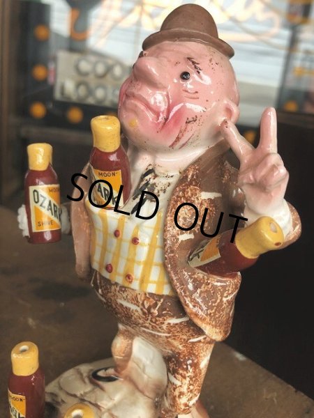 画像9: Vintage OZARK Moonshine Ceramic Toothpick  Holder (B440) (9)