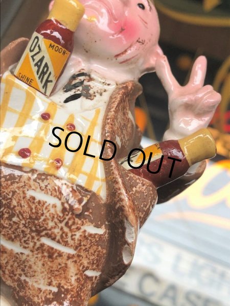 画像11: Vintage OZARK Moonshine Ceramic Toothpick  Holder (B440) (11)