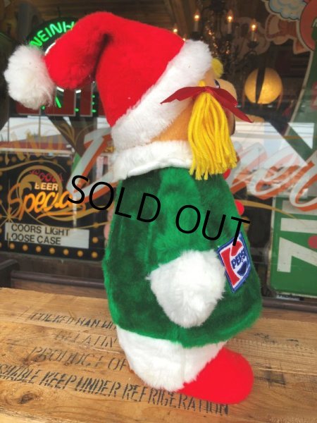 画像7: 70s Vintage Pepsi Christmas Doll 43cm (B440) (7)