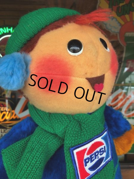 画像3: 70s Vintage Pepsi Christmas Doll 43cm (B442) (3)