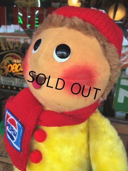 画像3: 70s Vintage Pepsi Christmas Doll 43cm (B443) (3)