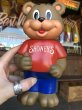 画像1: 90s Vintage Shoney’s Bear Coin Bank Doll  (B449) (1)