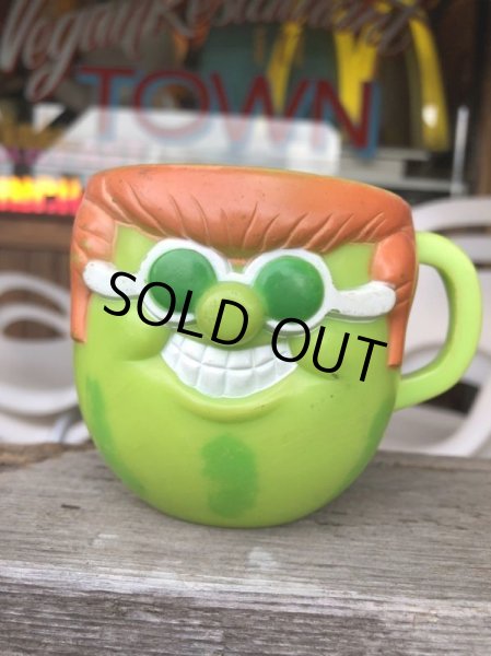 画像6: 70s Vintage Funny Face Mug With It Watermelon (B447) (6)