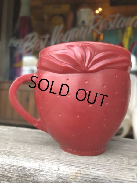 画像3: 60s Vintage Funny Face Mug  Freckle Face Strawberry (B445) (3)