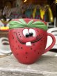 画像6: 60s Vintage Funny Face Mug  Freckle Face Strawberry (B445) (6)