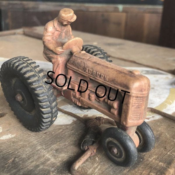 画像5: 50s Vintage Auburn Rubber Tractor toy (B454) (5)