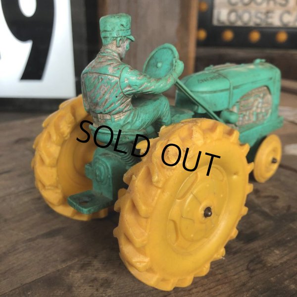 画像4: 50s Vintage Auburn Rubber Tractor toy (B452) (4)