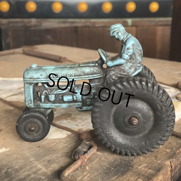 画像2: 50s Vintage Auburn Rubber Tractor toy (B453) (2)