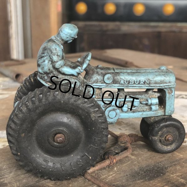 画像4: 50s Vintage Auburn Rubber Tractor toy (B453) (4)