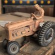 画像7: 50s Vintage Auburn Rubber Tractor toy (B454) (7)