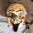 画像8: 50s Japan Hobo Drunk Face Ceramic Ashtray (B457)  (8)