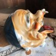 画像6: 50s Japan Hobo Drunk Face Ceramic Ashtray (B457)  (6)