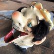 画像5: 50s TILSO Japan Hobo Drunk Face Ceramic Ashtray (B456)  (5)