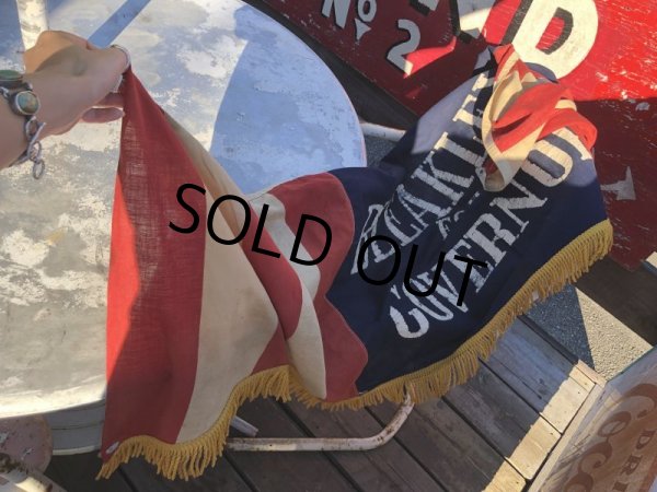 画像9: 1930s BLEAKLEY FOR GOVERNOR Campaign Political Banner Flag Sign (B458) (9)