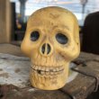 画像6: Vintage Halloween Decoration Skull Blow Mold Plastic Lamp Head (B462) (6)