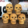 画像7: Vintage Halloween Decoration Skull Blow Mold Plastic Lamp Head (B463) (7)