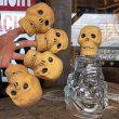 画像8: Vintage Halloween Decoration Skull Blow Mold Plastic Lamp Head (B463) (8)
