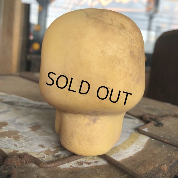 画像4: Vintage Halloween Decoration Skull Blow Mold Plastic Lamp Head (B462) (4)