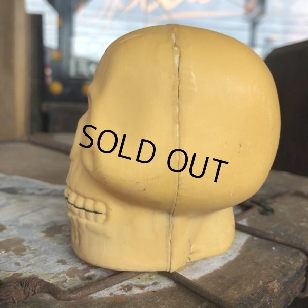 画像5: Vintage Halloween Decoration Skull Blow Mold Plastic Lamp Head (B461) (5)