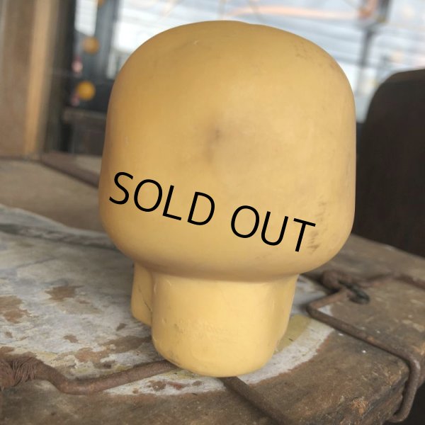 画像4: Vintage Halloween Decoration Skull Blow Mold Plastic Lamp Head (B461) (4)