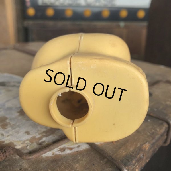 画像2: Vintage Halloween Decoration Skull Blow Mold Plastic Lamp Head (B463) (2)