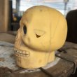 画像5: Vintage Halloween Decoration Skull Blow Mold Plastic Lamp Head (B462) (5)