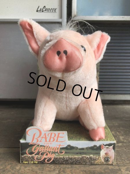 画像7: Vintage Babe Movie The Gallant Pig Plush Doll (B468) (7)