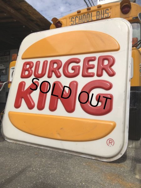 画像7: Vintage Burger King Old Logo Outdoor Sign Super Big Size!!! (B469) (7)