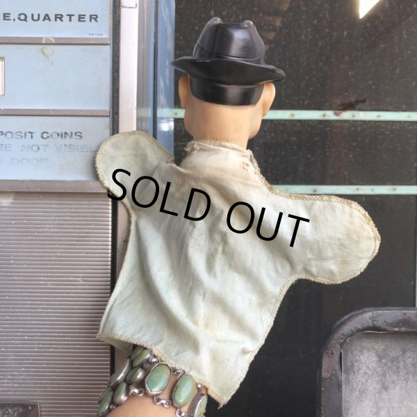 画像2: 60s Vintage Ideal Hand Puppet The Dick Tracy Show Dick Tracy (B474) (2)