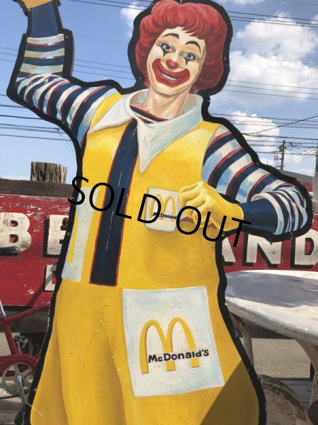 画像6: Vintage McDonald U.S.A Ronald McDonald Wooden Sign Very HARD TO FIND!!!!! (B477) (6)