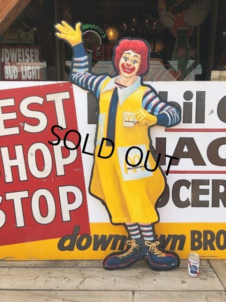 画像7: Vintage McDonald U.S.A Ronald McDonald Wooden Sign Very HARD TO FIND!!!!! (B477) (7)