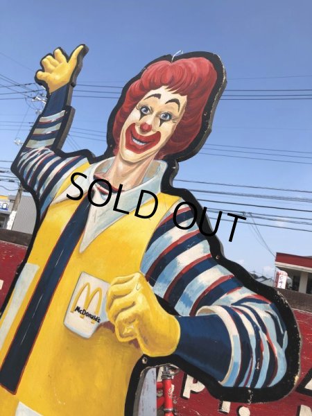画像5: Vintage McDonald U.S.A Ronald McDonald Wooden Sign Very HARD TO FIND!!!!! (B477) (5)