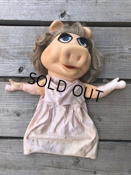画像10: 70s Vintage FP Muppets Miss Piggy Puppet doll (B482) (10)