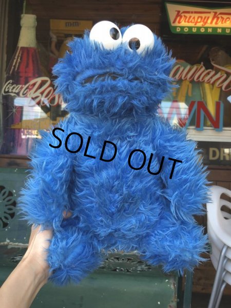 画像1: 70s Vintage  Knickerbocker Sesame Street Cookie Monster Plush Dolll (B483) (1)