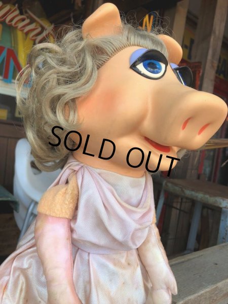 画像7: 70s Vintage FP Muppets Miss Piggy Puppet doll (B482) (7)