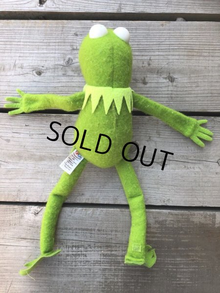 画像8: 70s Vintage FP Muppets Kermit the Frog Plush doll (B479) (8)