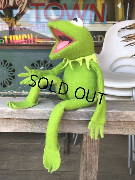 画像2: 70s Vintage FP Muppets Kermit the Frog Plush doll (B479) (2)