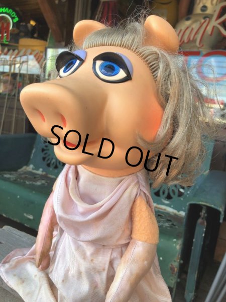 画像6: 70s Vintage FP Muppets Miss Piggy Puppet doll (B482) (6)