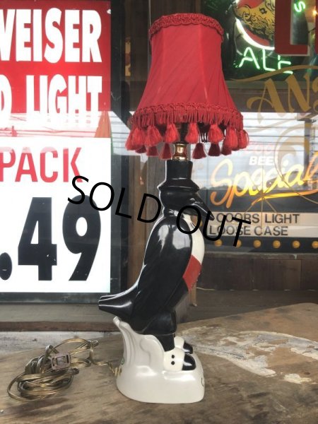 画像14: 50s Vintage Advertising Old Crow Whiskey Lamp (B494)  (14)