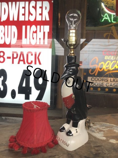 画像3: 50s Vintage Advertising Old Crow Whiskey Lamp (B494)  (3)