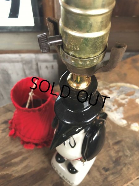 画像4: 50s Vintage Advertising Old Crow Whiskey Lamp (B494)  (4)