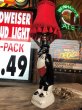 画像1: 50s Vintage Advertising Old Crow Whiskey Lamp (B494)  (1)