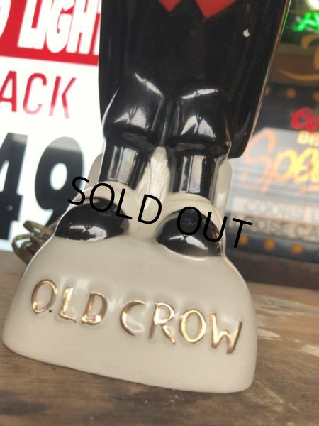 画像7: 50s Vintage Advertising Old Crow Whiskey Lamp (B494)  (7)