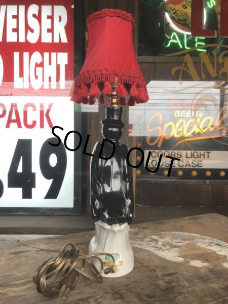 画像13: 50s Vintage Advertising Old Crow Whiskey Lamp (B494)  (13)