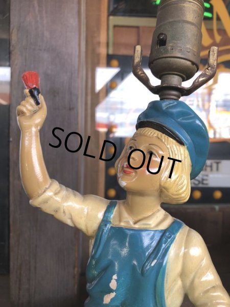 画像7: 40s Vintage Dutch Boy Paint Lamp (PJ627) (7)