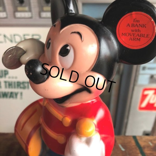画像2: Vintage Disney Plastic Bank  Mickey Mouse (B497) (2)