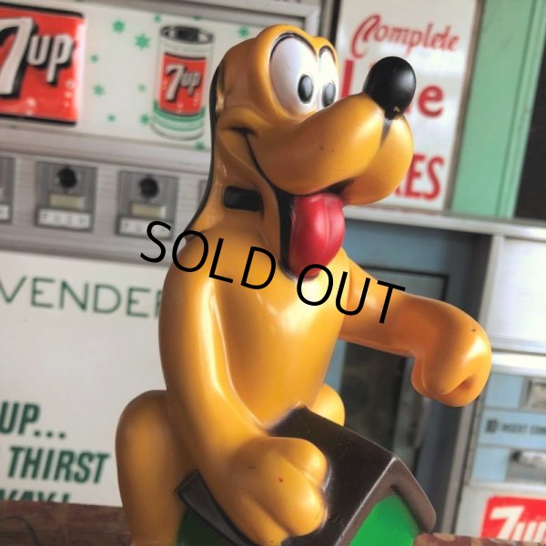 画像2: Vintage Disney Plastic Bank  Pluto (B495) (2)