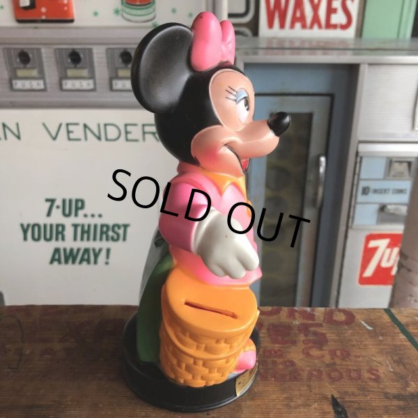 画像4: Vintage Disney Plastic Bank  Minnie Mouse (B498) (4)